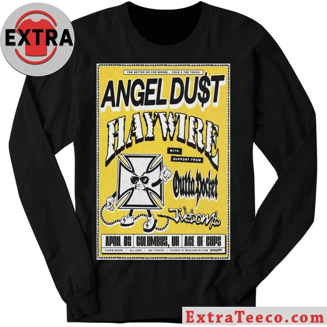 Angel Du$t April 2 2026 At Ace Of Cups Show Poster Shirt