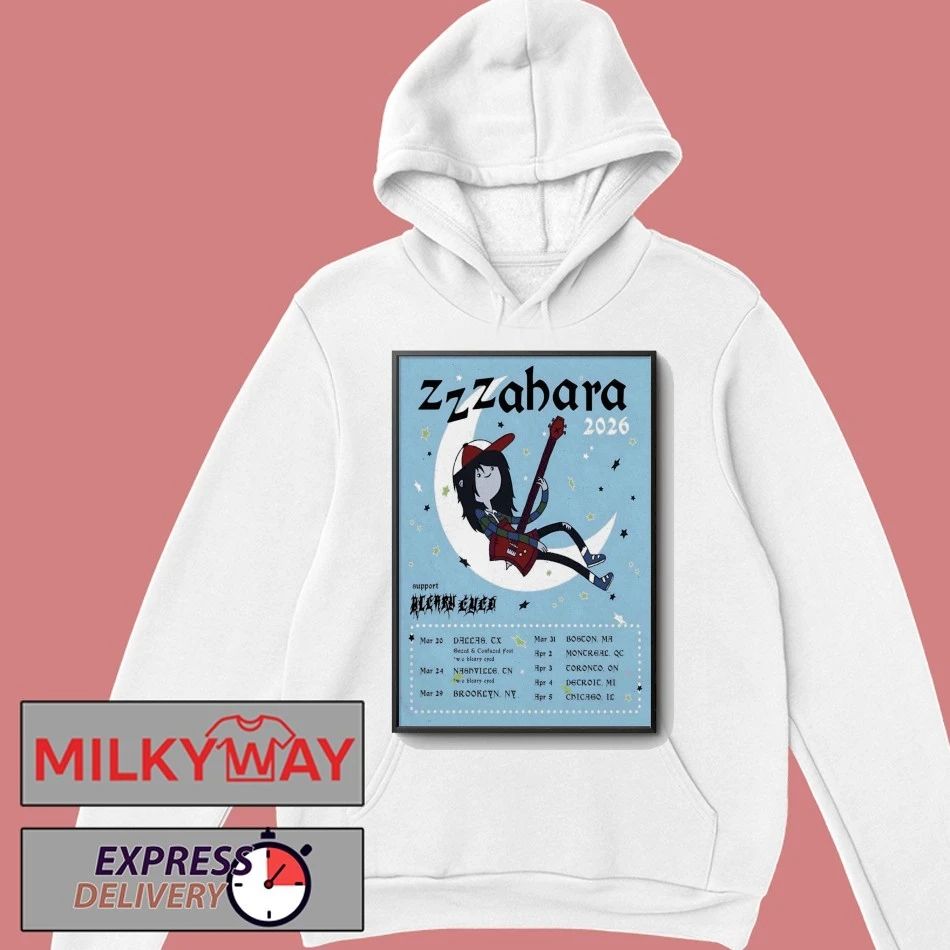 ZZZahara Tour Spring 2026 Poster shirt