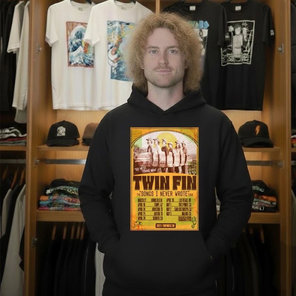 Twin Fin Tour Announcement 2026 Poster Shirt