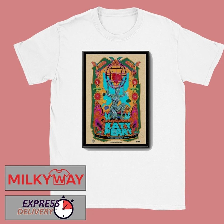 Katy Perry Tour Dates Brazil Poster shirt