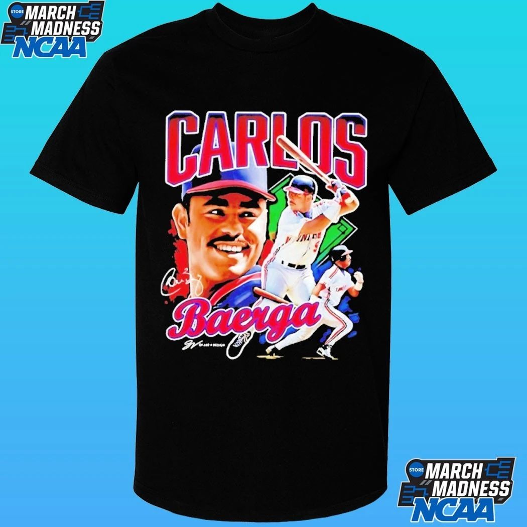 Carlos Baerga Cleveland Indians Baseball Player Collage Vintage Shirt