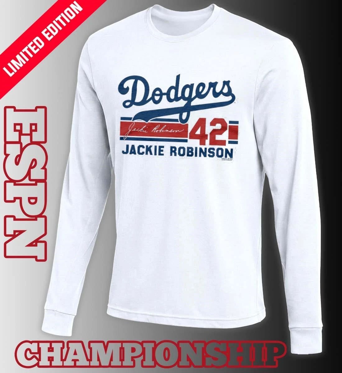Dodgers Jackie Robinson 42 Signature Shirt