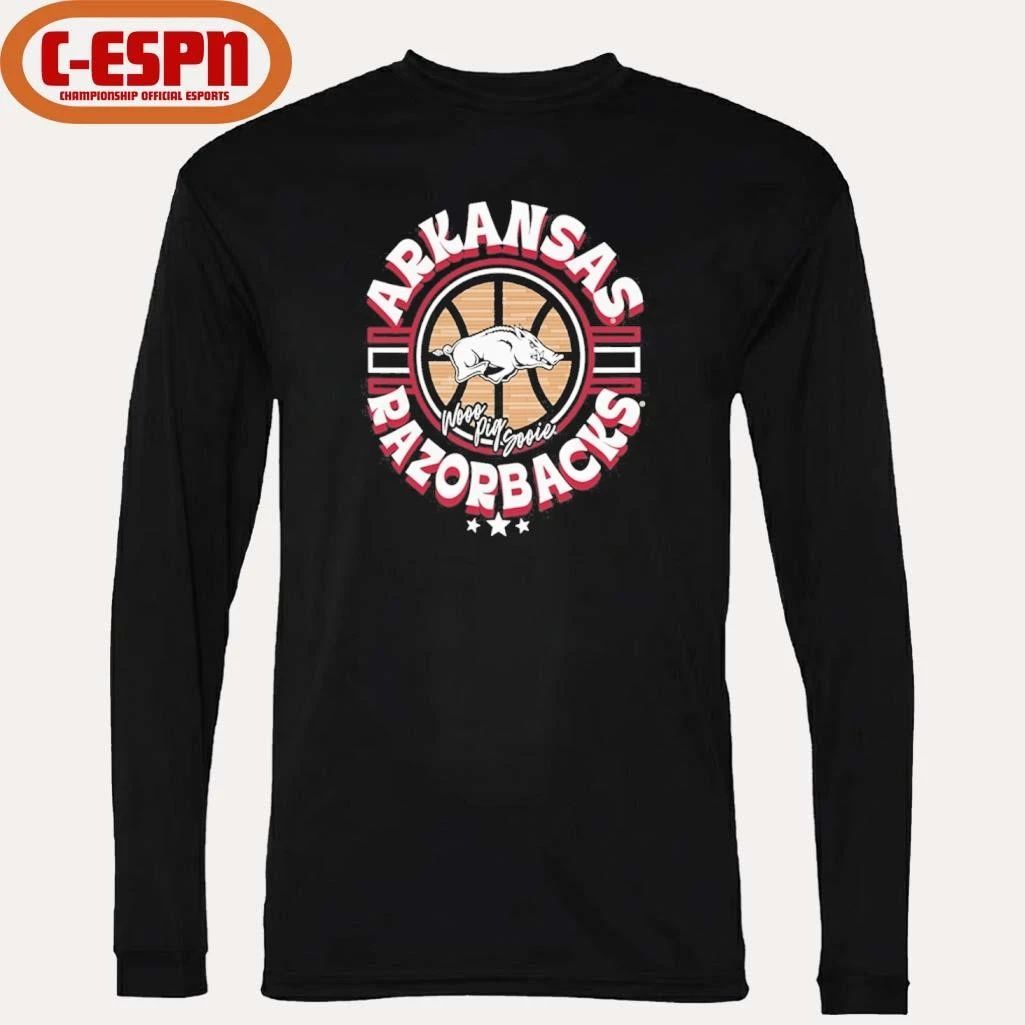 Arkansas Razorbacks Basketball Court Ball Shirt