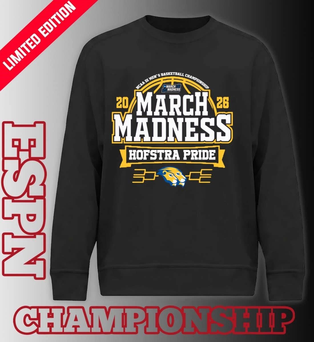 Hofstra Pride Men’s Basketball March Madness Bound T-Shirt