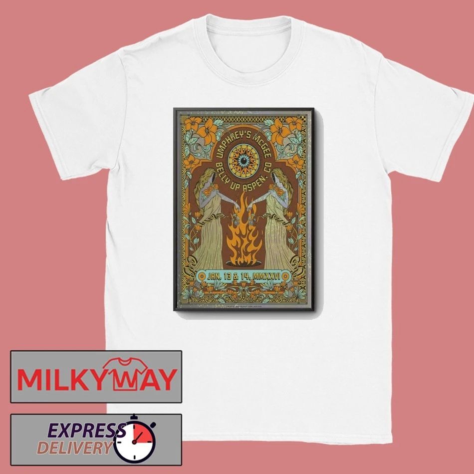 Umphrey’s McGee Poster Jan 13 and 14 2026 Aspen, CO shirt