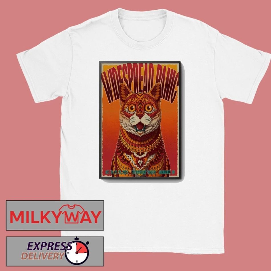 Widespread Panic Oct 24-26 2025 Riverside Theater in Milwaukee WI Poster shirt