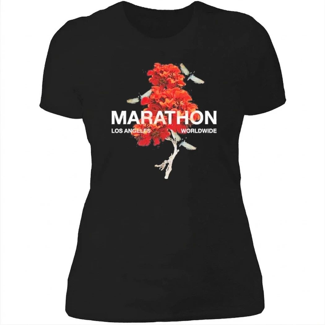 Ryan Clark Wearing Marathon Los Angeles Worldwide Shirt