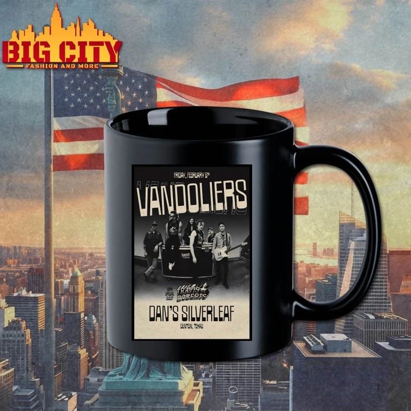 Vandoliers Dan’s Silverleaf In Denton TX Feb 6 2026 Poster t-shirt