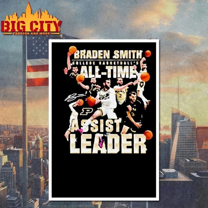 Braden Smith All-Time Assists Leader Shirt