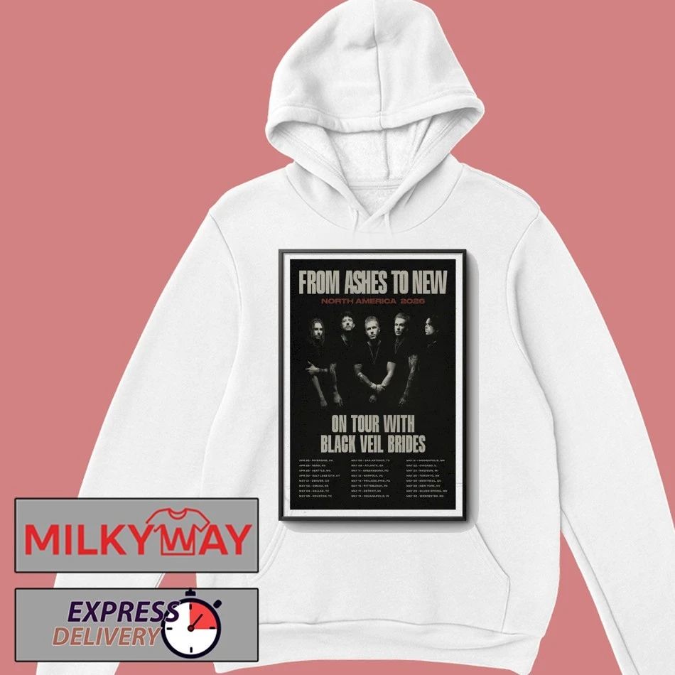 From Ashes To New North America 2026 Tour Poster shirt