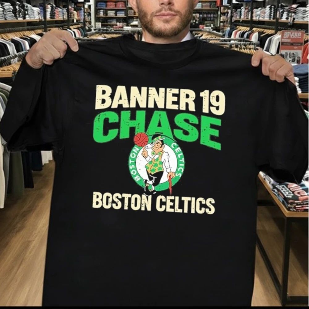 Banner 19 Chase Boston Celtics Vintage Playoff Quest Shirt