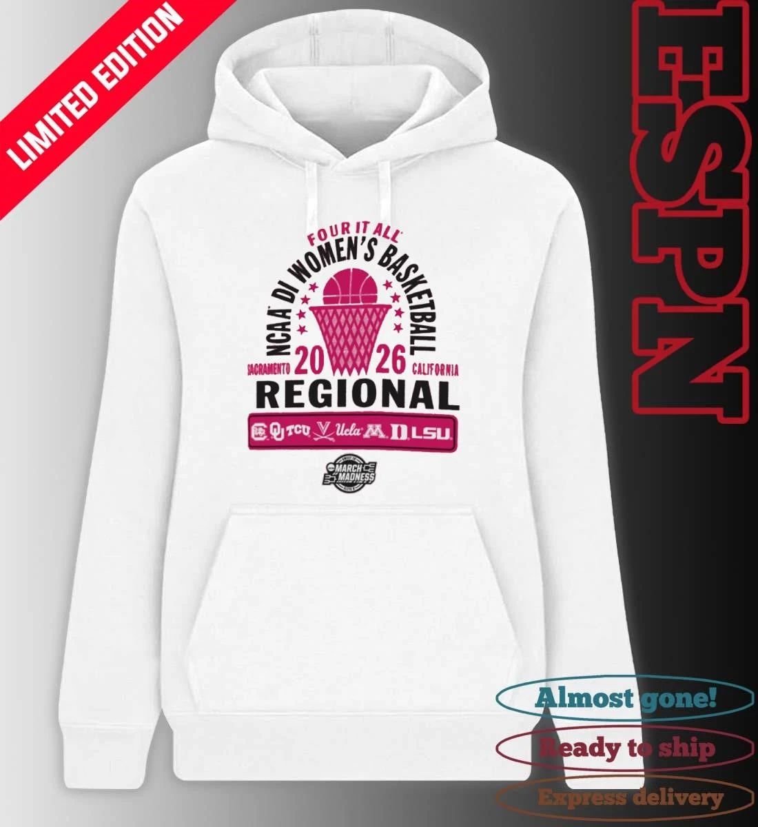 2026 NCAA DI Women’s Basketball Regional – Sacramento Shirt