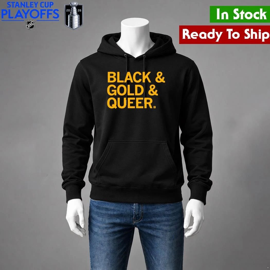 Black & Gold & Queer Shirt