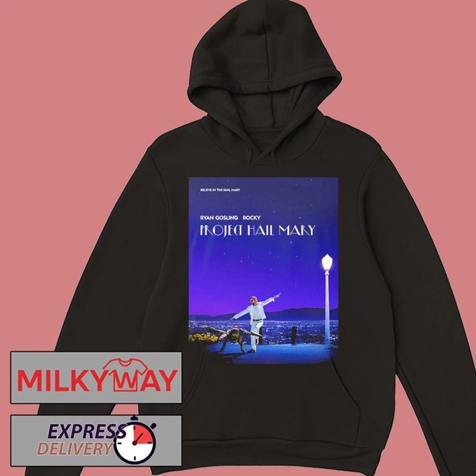 Project Hail Mary Inspired Poster La La Land Ryan Gosling Rocky shirt