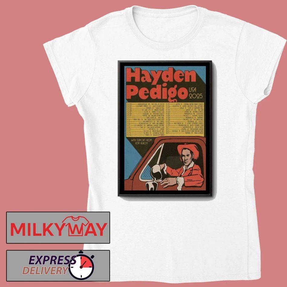 Hayden Pedigo USA 2025 Tour Poster shirt
