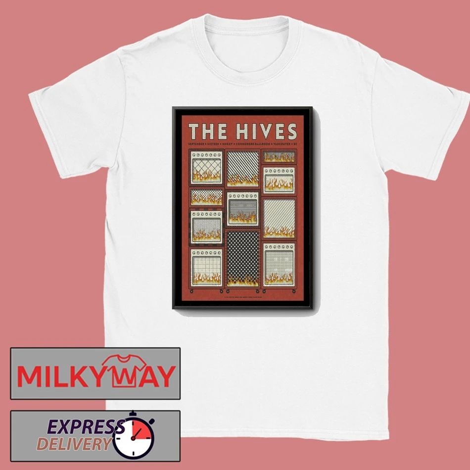 The Hives Sep 16, 2025 Commodore Ballroom in Vancouver, BC Poster shirt