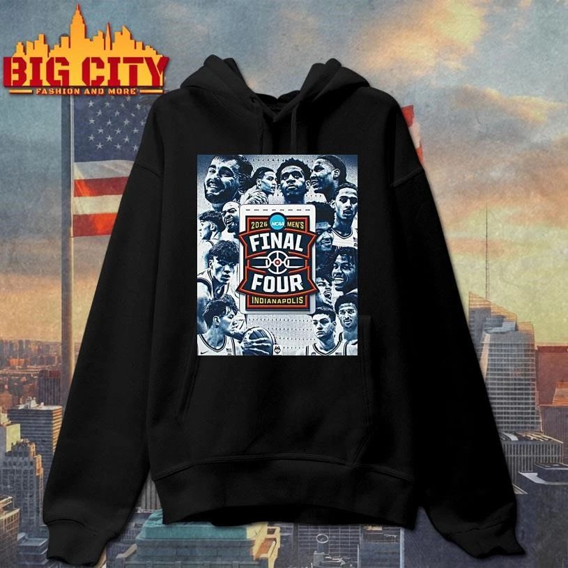 Uconn Huskies 2026 Ncaa Mens Basketball Final Four Indianapolis Champions Shirt