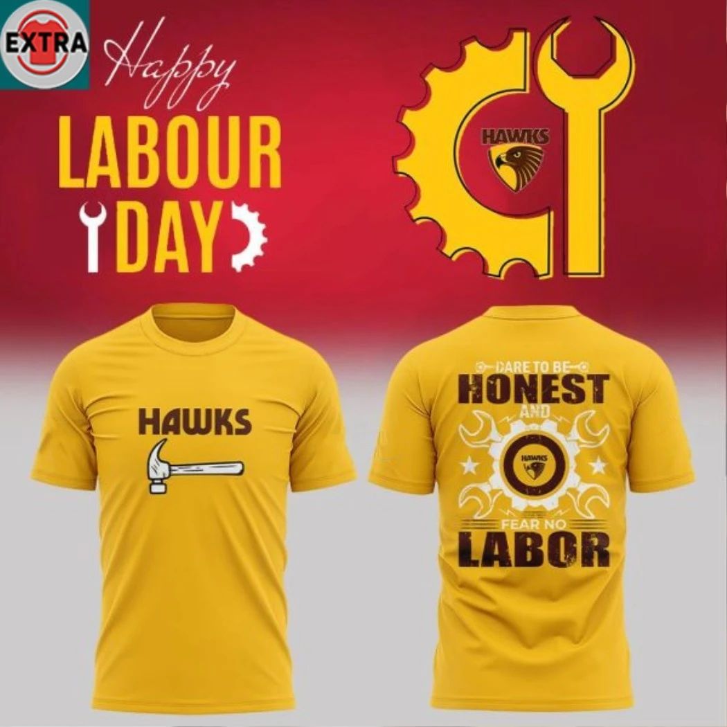 Hawthorn Hawks x Labour Day 2026 Worker Tribute Game Hoodie Shirts