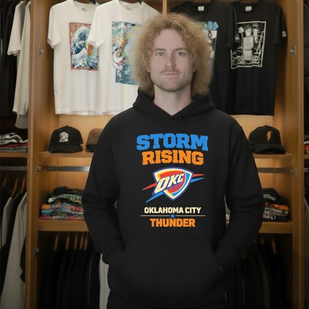 Storm Rising Oklahoma City Thunder Vintage Playoff Shirt