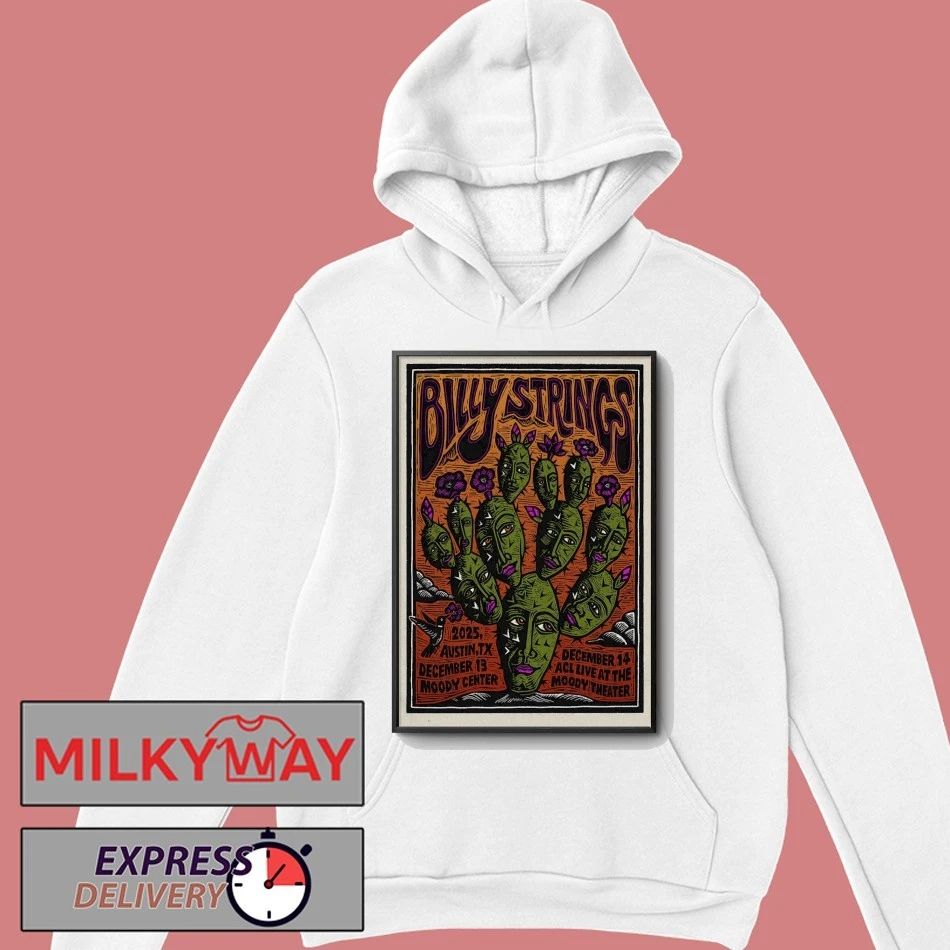 Billy Strings December 13 2025 Moody Center Austin TX Poster shirt