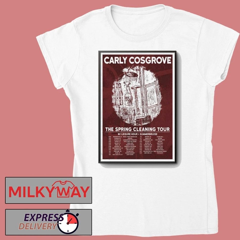 Carly Cosgrove Poster The Spring Cleaning 2026 Tour shirt