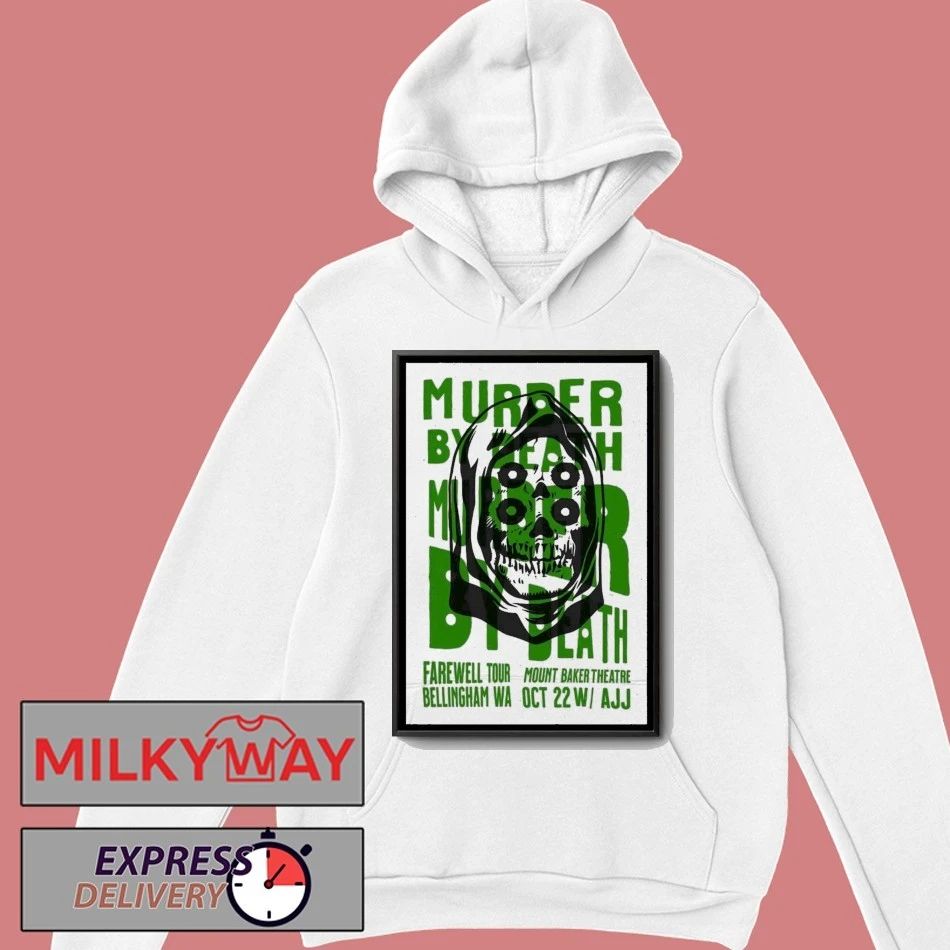 Murder By Death Oct 22 2025 Farewell Tour Bellingham Poster shirt