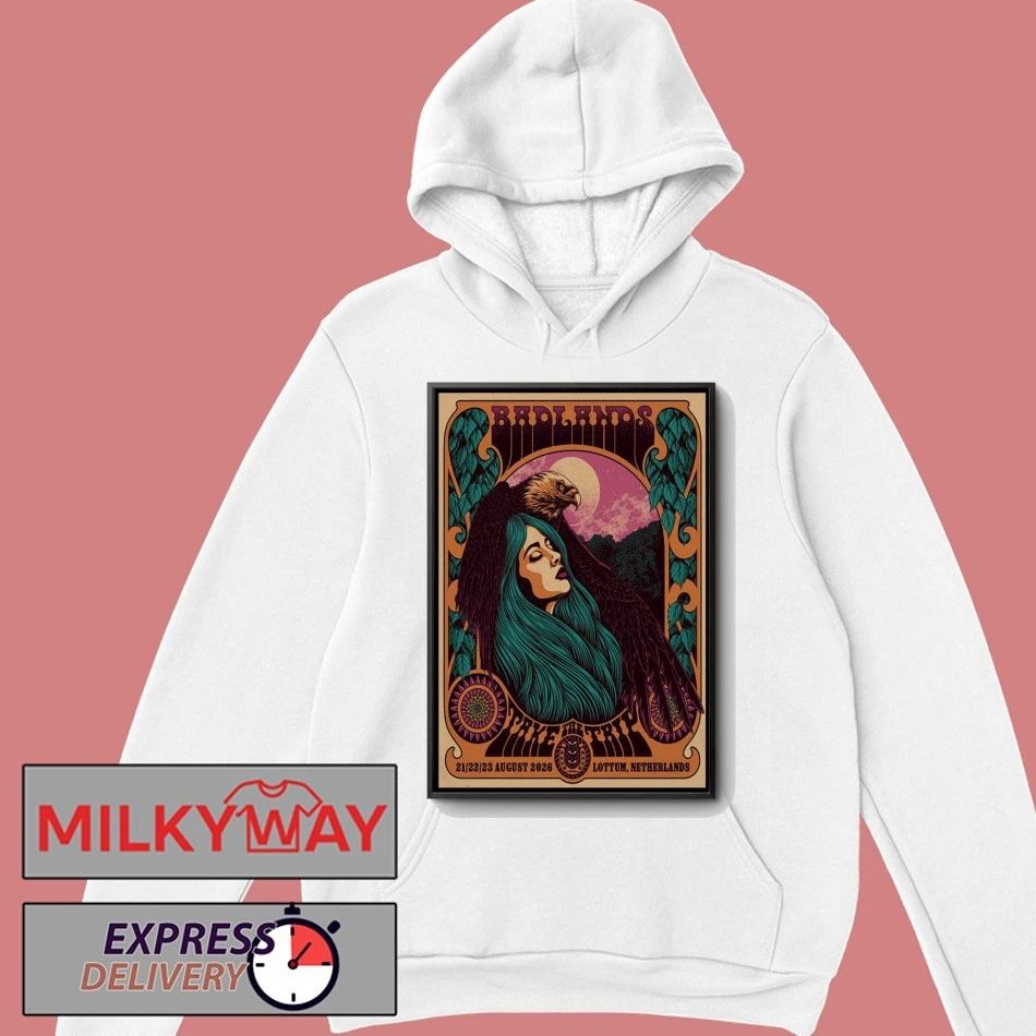 Badlands Festival Aug 21-23 2026 Lottum Netherlands Poster shirt