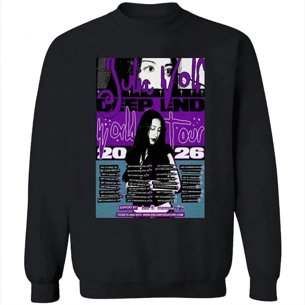 Julia Wolf Tour 2026 Poster Shirt