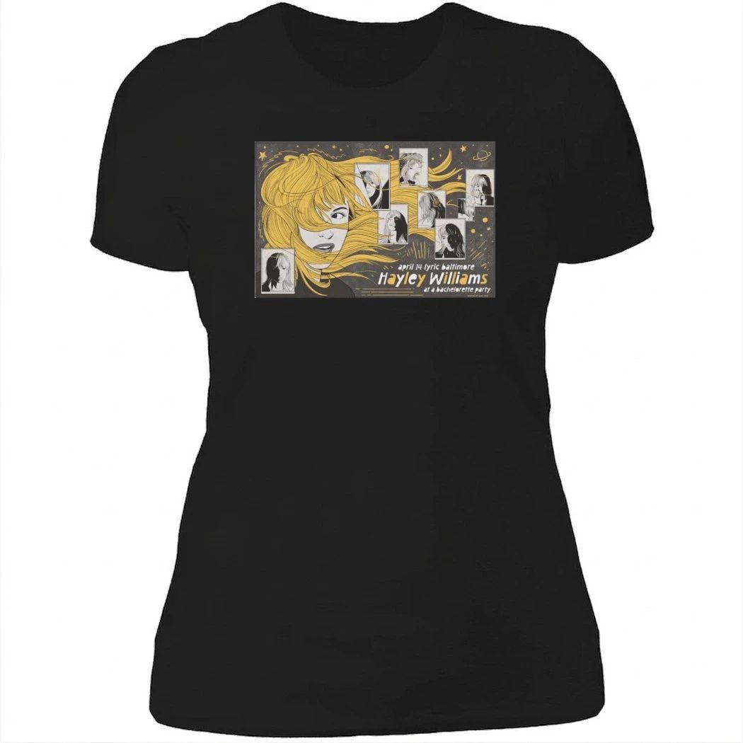 Hayley Williams Poster Lyric Baltimore April 14 2026 Shirt