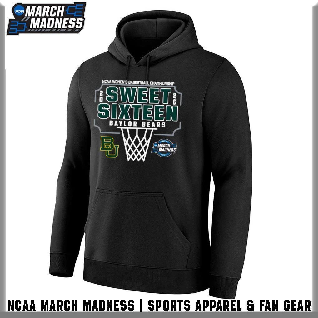 Baylor Bears 2026 NCAA Women’s Basketball Tournament March Madness Sweet Sixteen T-Shirt