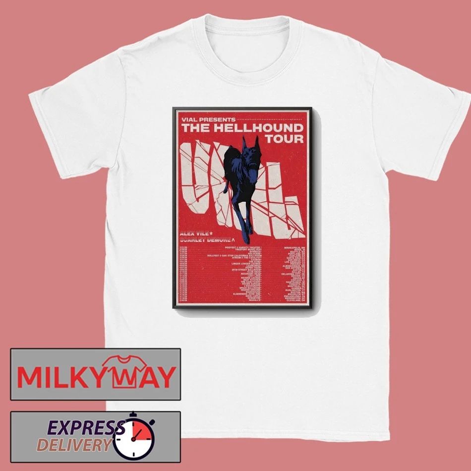 VIAL The Hellhound Tour 2026 Poster shirt