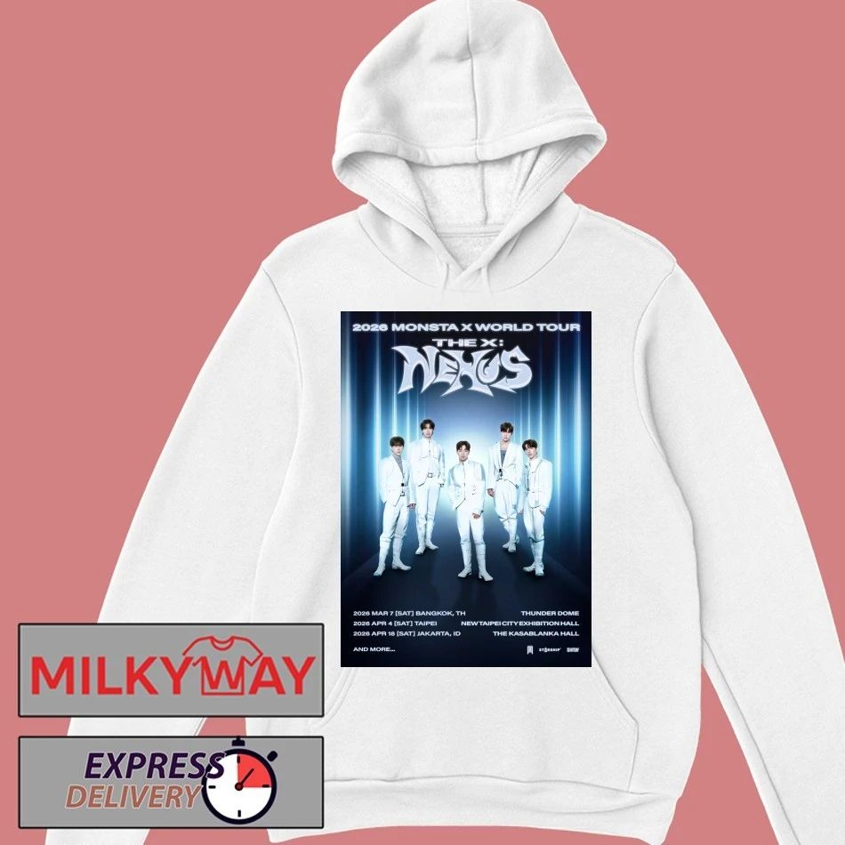 MONSTA X The X NEXUS World Tour 2026 shirt