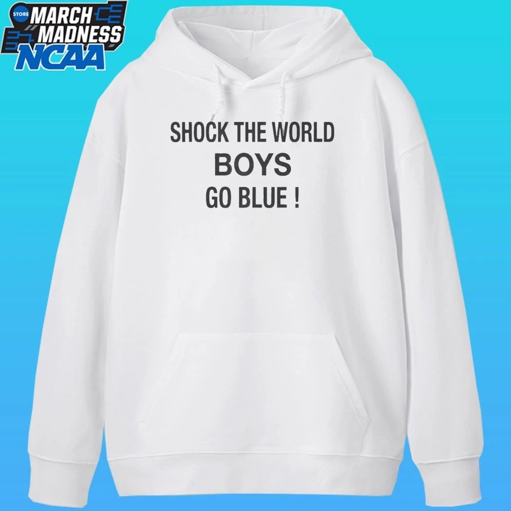 Michigan Wolverines Shock The World Boys Go Blue Shirt