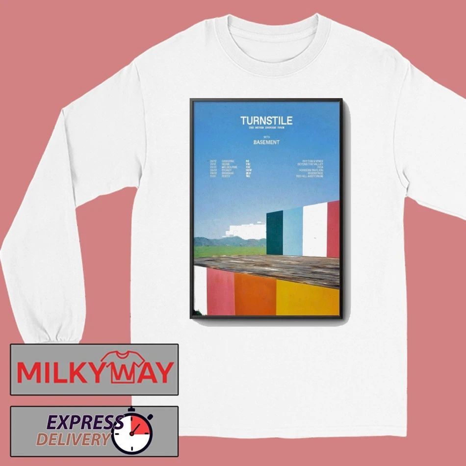 Turnstile The Never Enough 2025 2026 Shows Poster shirt