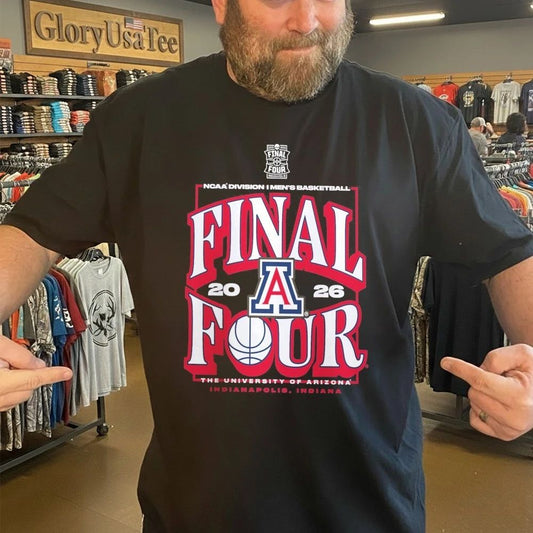 Arizona Wildcats 2026 NCAA Men’s Basketball Tournament March Madness Final Four Shirt
