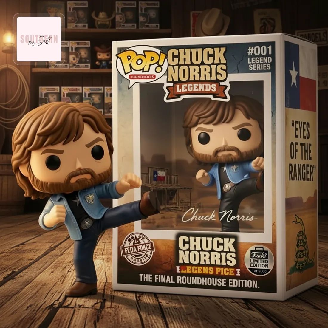 Chuck Norris Legends Series The Final Roundhouse Edition Pop Figure Doll