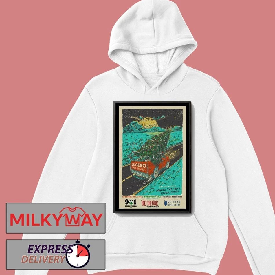 Lucero Tour Memphis, TN 2025 Poster shirt
