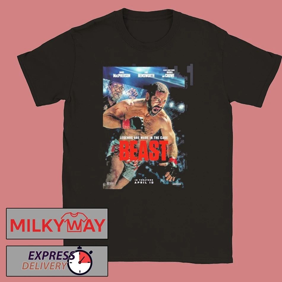 Russell Crowe Beast MMA Movie Legends Are Made In The Cage In Theaters On April 10 2026 T-Shirt