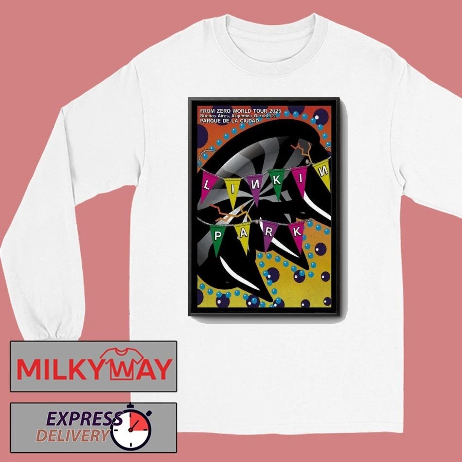 Linkin Park Argentina Tour 2025 Poster shirt