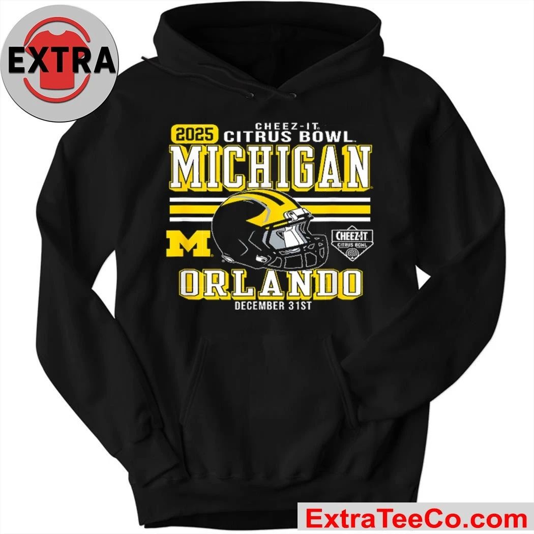 The 2025 Cheez-It Citrus Bowl, featuring the Michigan Wolverines and Texas Longhorns, will be held on December 31, 2025, at Camping World Stadium in Orlando, Florida Logo Shirt