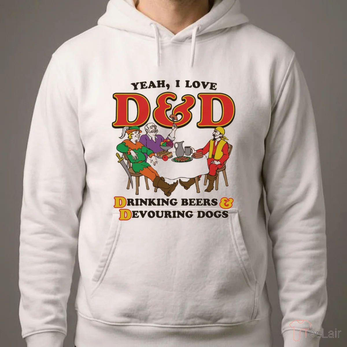 Yeah, I Love D&D, Drinking Beers & Devouring Dogs Shirt