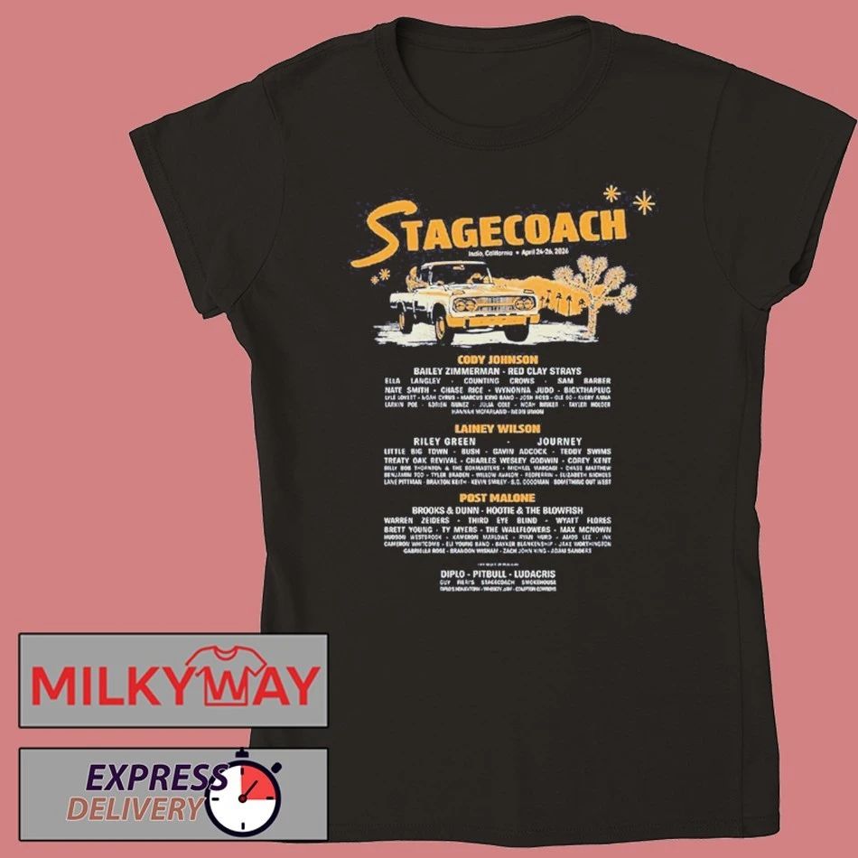 Stagecoach 2026 Festival Indio California’s Country Music Festival Merch Rest Stop 2026 Lineup T-Shirt