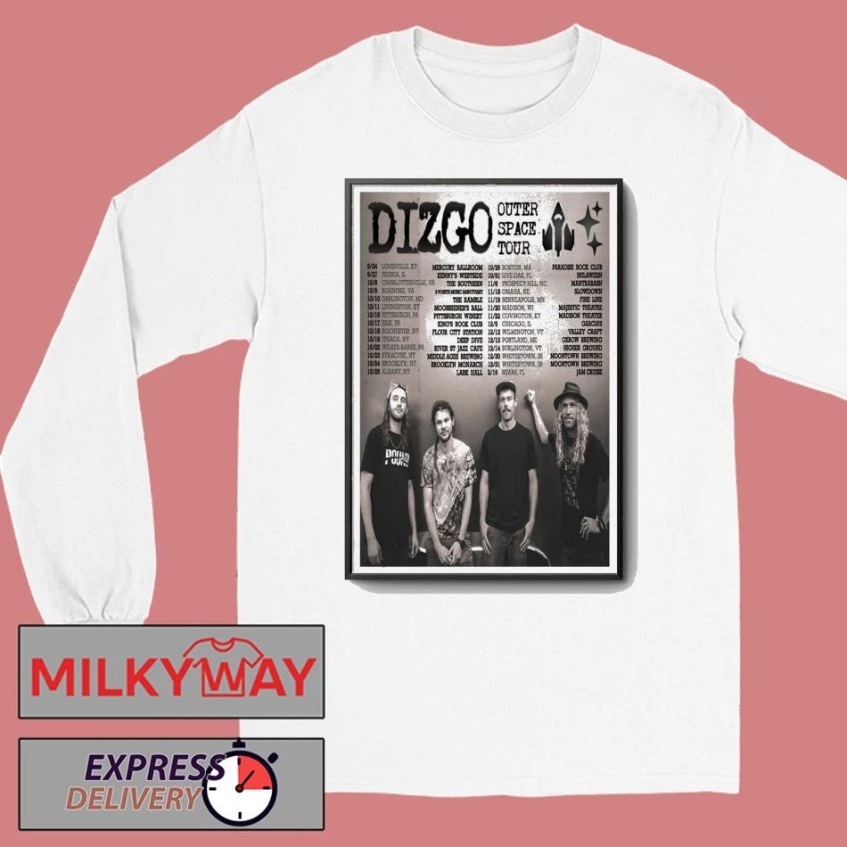 DIZGO Outer Space Tour 2025 Poster shirt