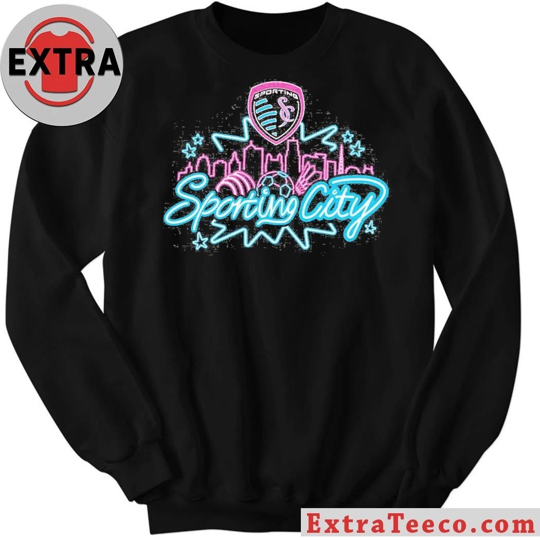 Sporting Kansas City Neon Skyline T-Shirt