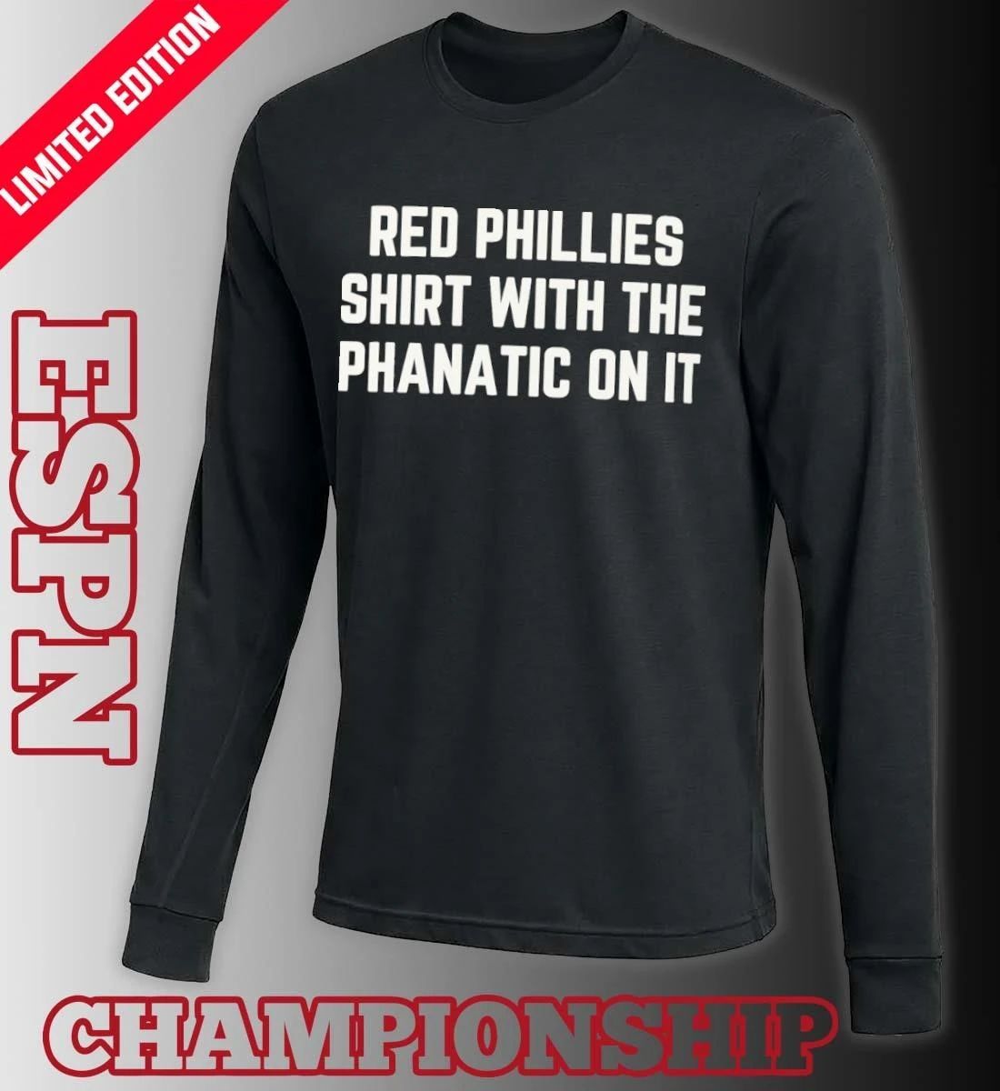 Meta Phillies Shirt Red Phillies Shirt With The Phanatic On It