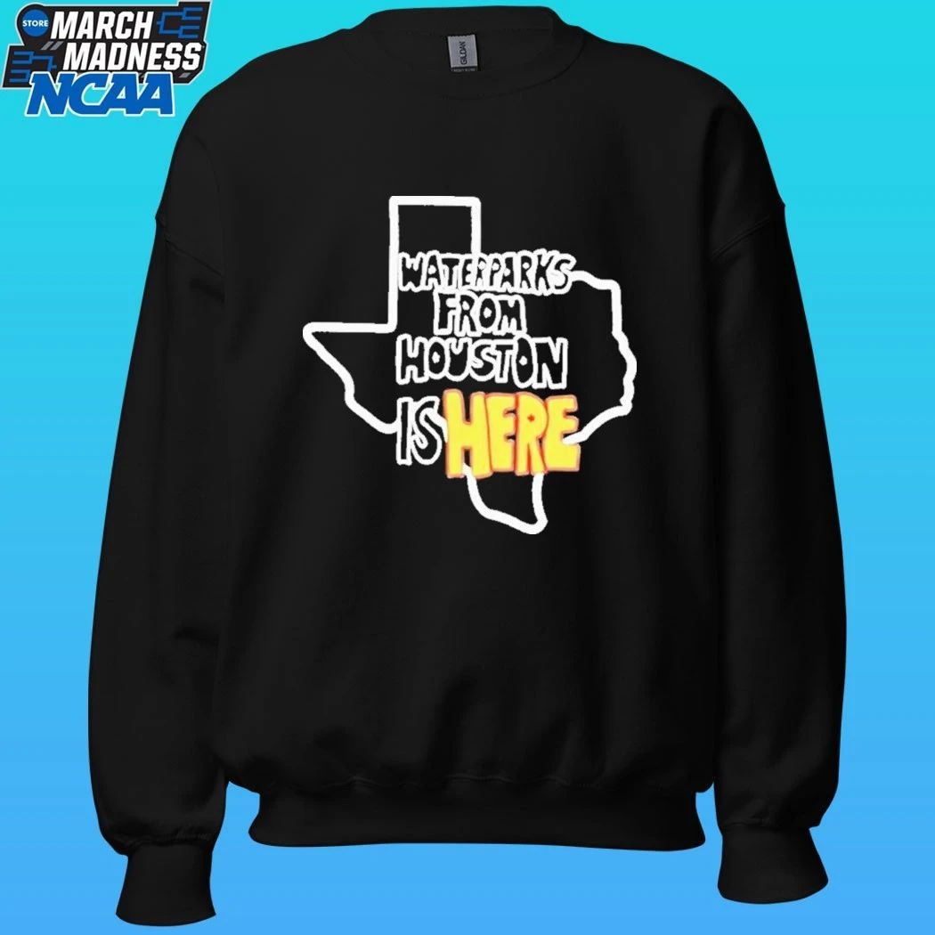 Water Parks From Houston Is Here Map Shirt
