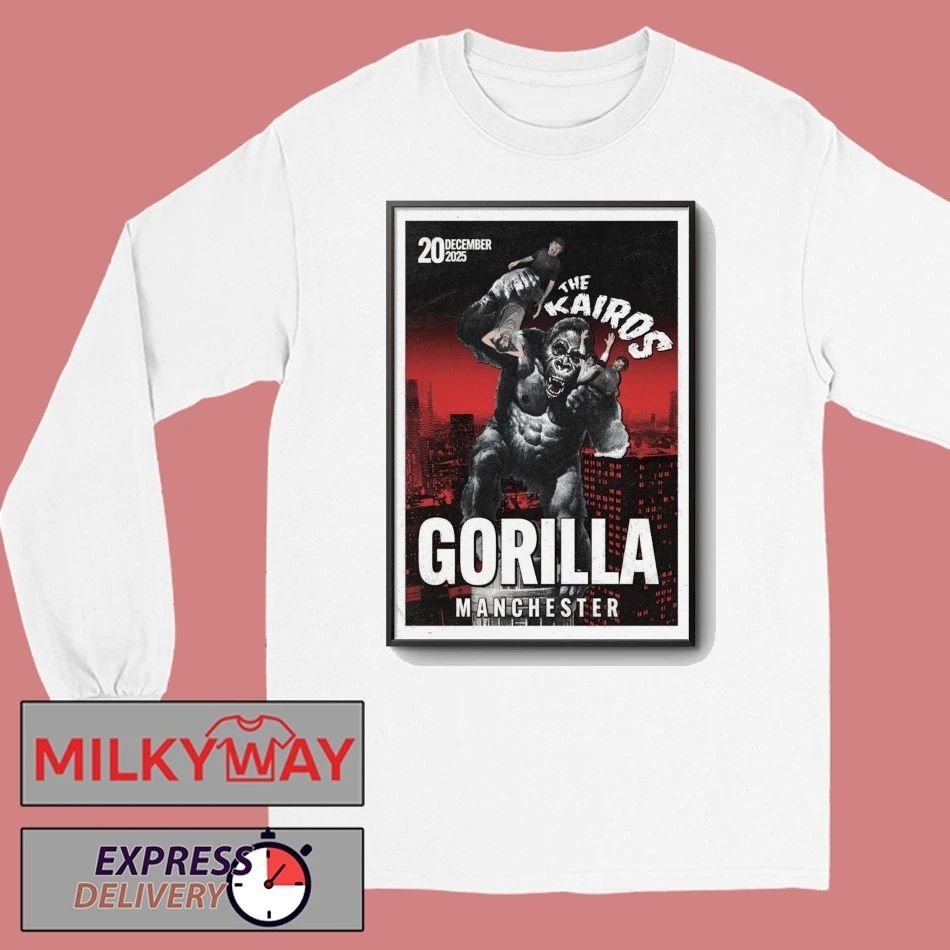 The Kairos Dec 20 2025 Poster Gorilla Manchester shirt