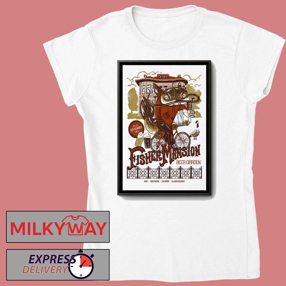 Fisher Mansion Festival Event Poster shirt