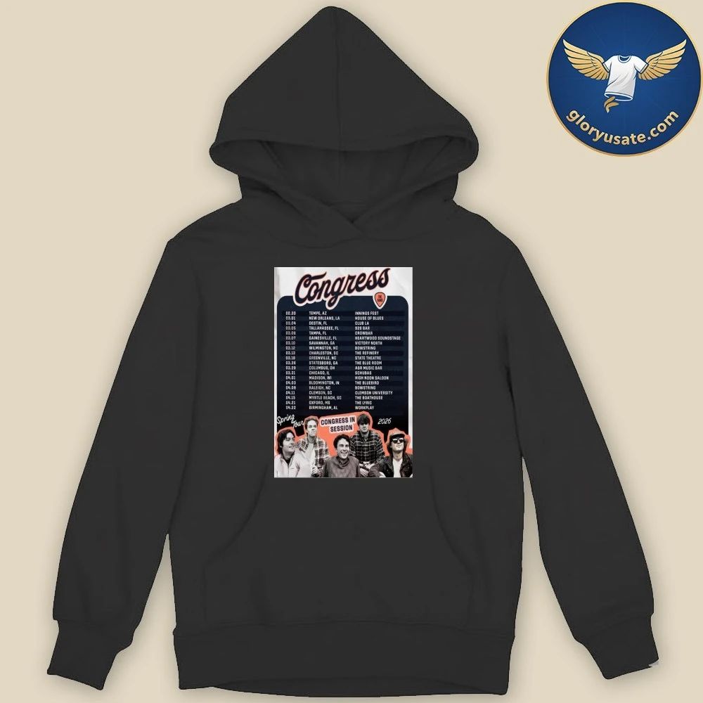 Congress The Band Spring Tour 2026 Poster Dates Shirt