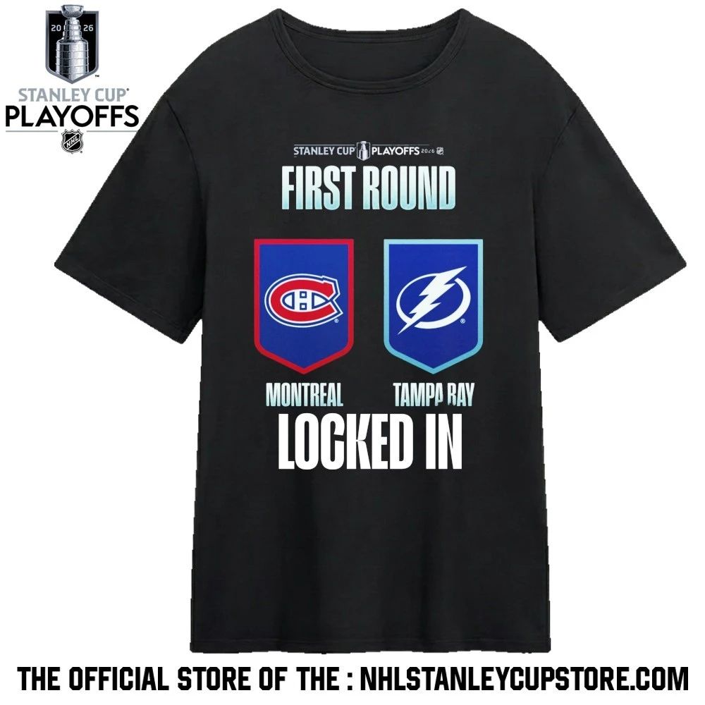 Montreal Canadiens vs Tampa Bay Lightning 2026 NHL Stanley Cup Playoffs First Round Shirt